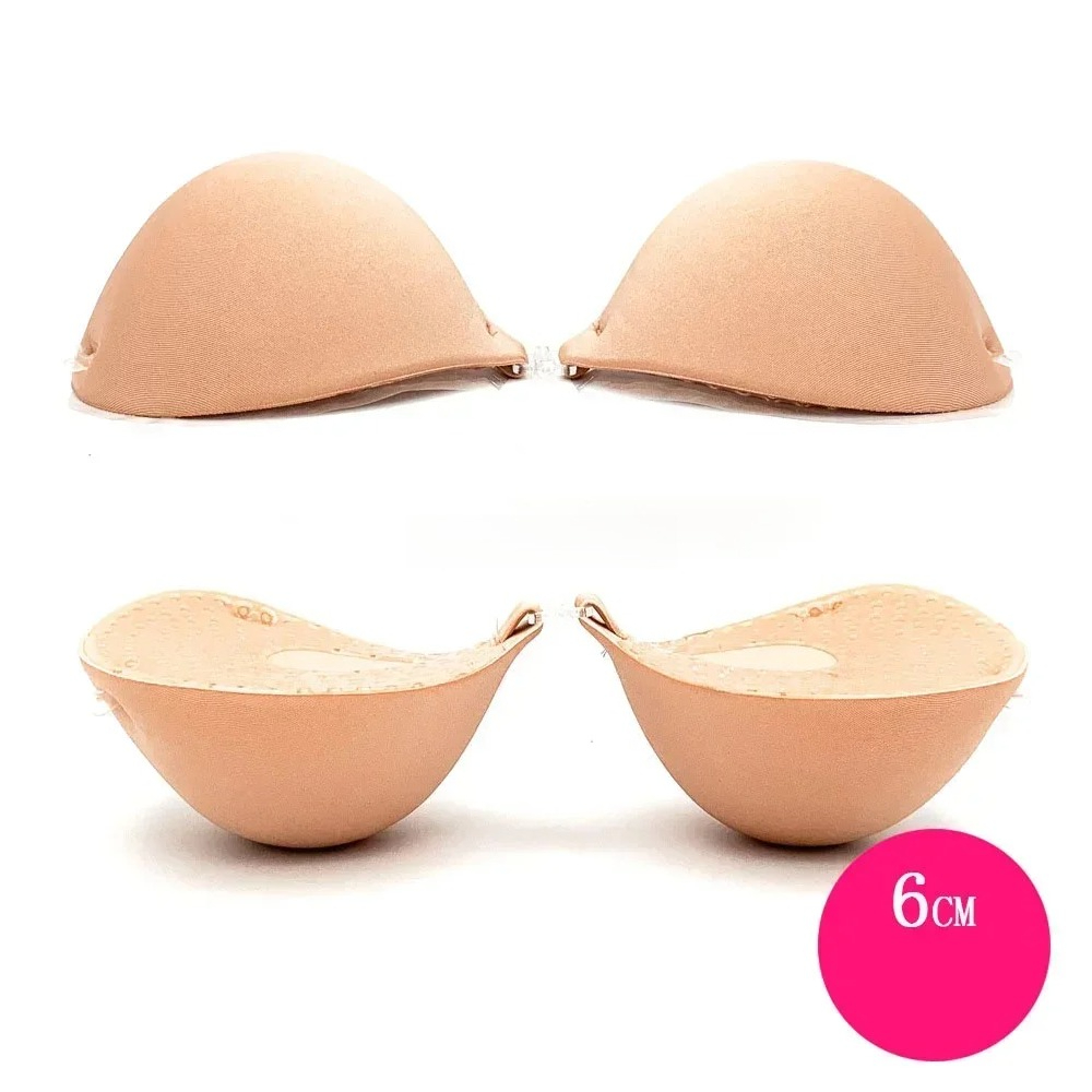 5cm/6cm Silicone Push Up Bra f - مراجعة Backless Bra Sticky وسعره