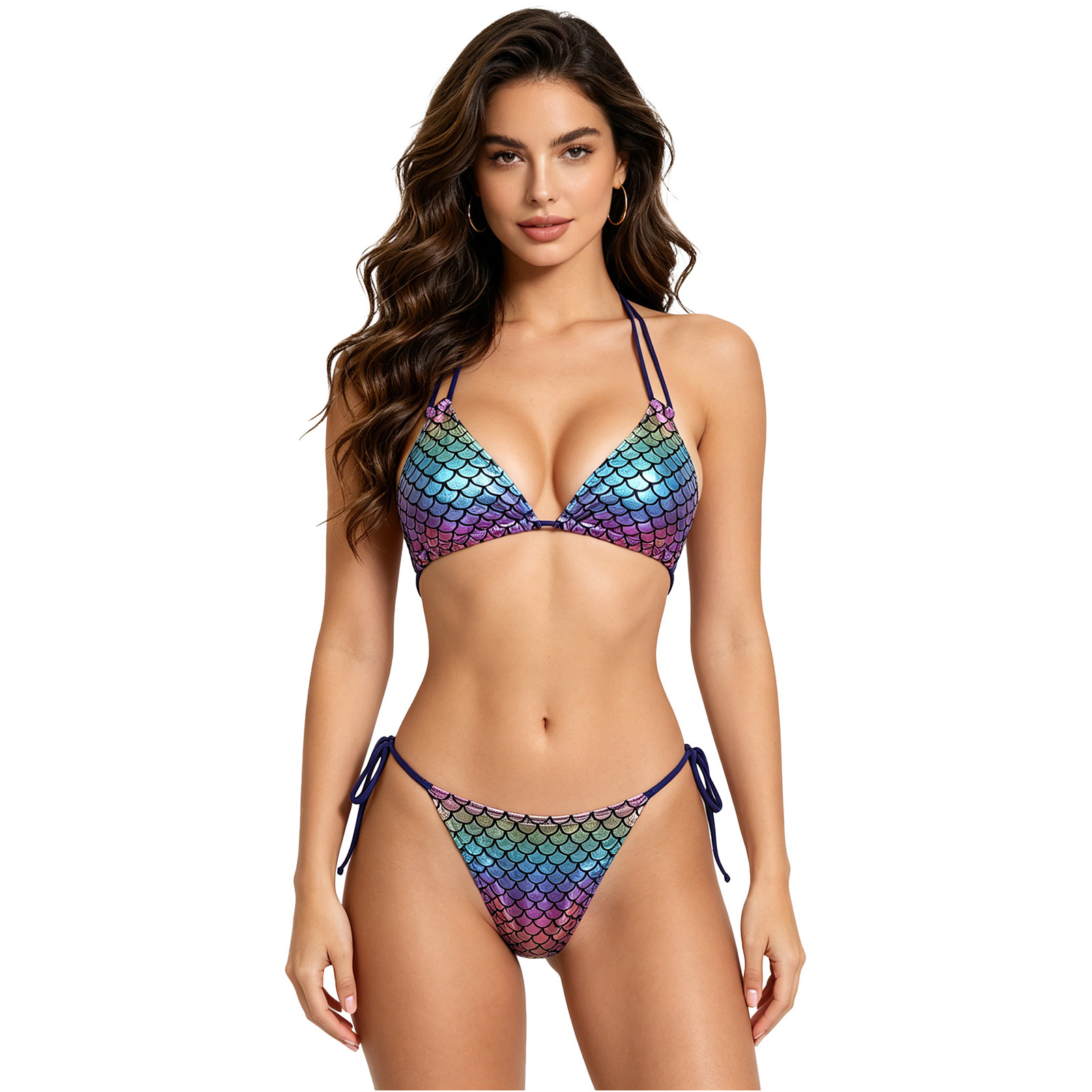 Women's Mermaid Bikini Swimsui - مراجعة Underwire Bra Padded وسعره