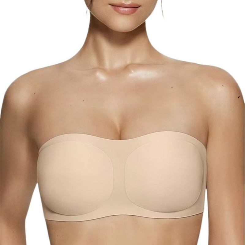 Women's Strapless Bra with Pus - مراجعة Wirefree Bra Comfort وسعره