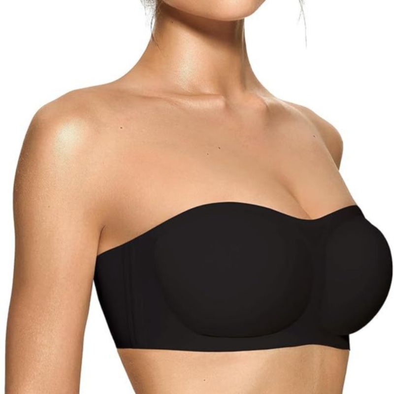 Women's Strapless Bra with Pus - مراجعة Wirefree Bra Comfort وسعره