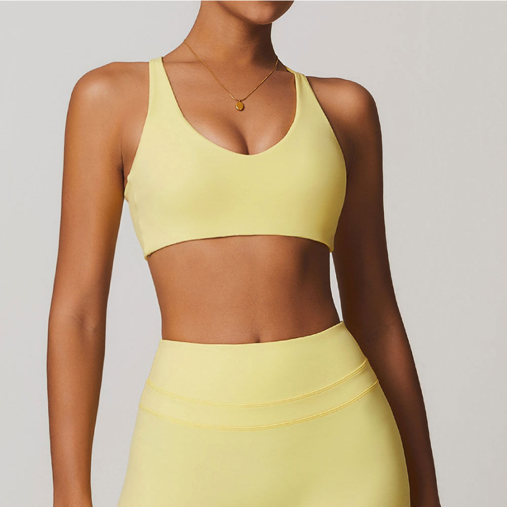 JUREN Sports Bra Women Fitness - مراجعة Sports Bra Racerback وسعره