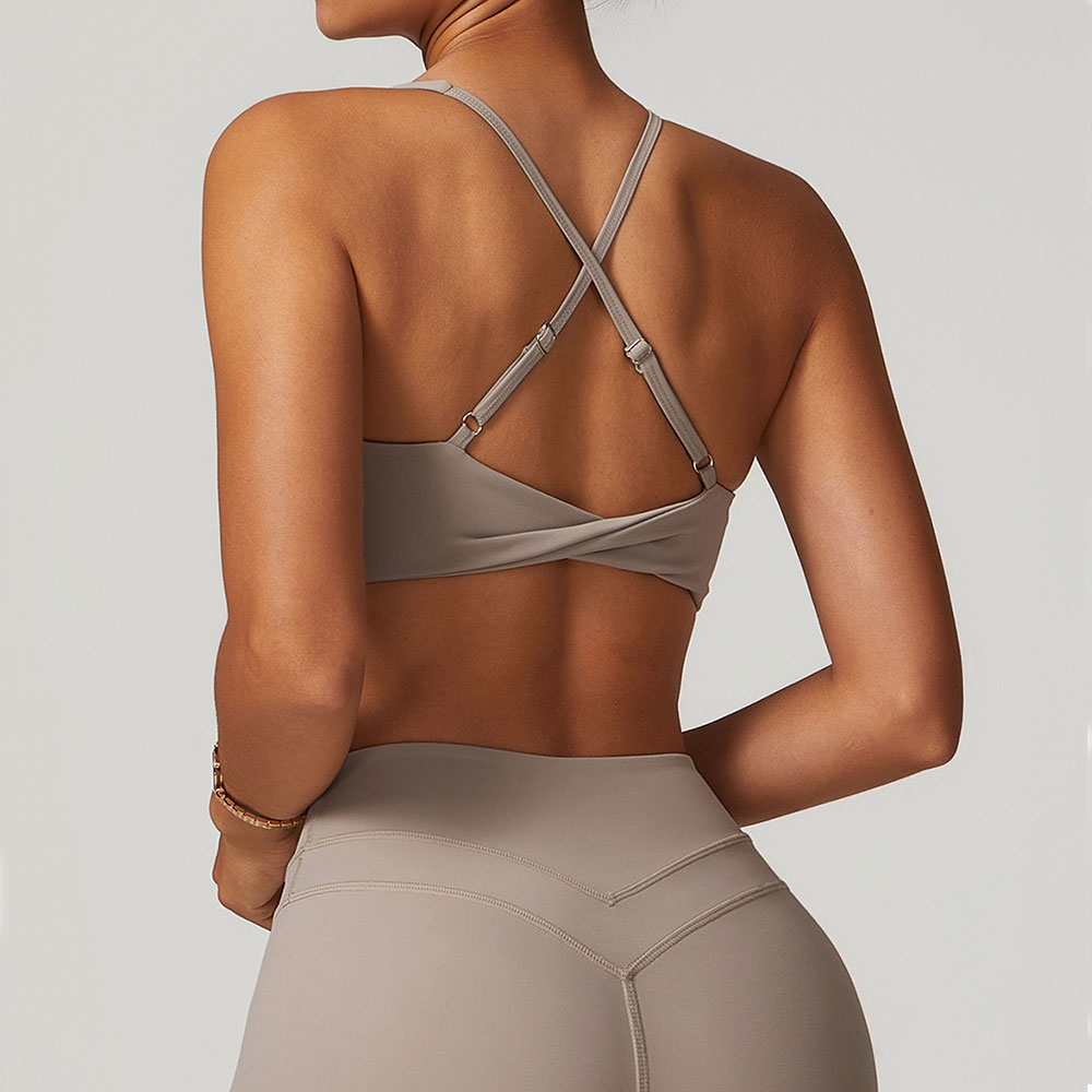 JUREN Sports Bra Women Fitness - مراجعة Sports Bra Racerback وسعره