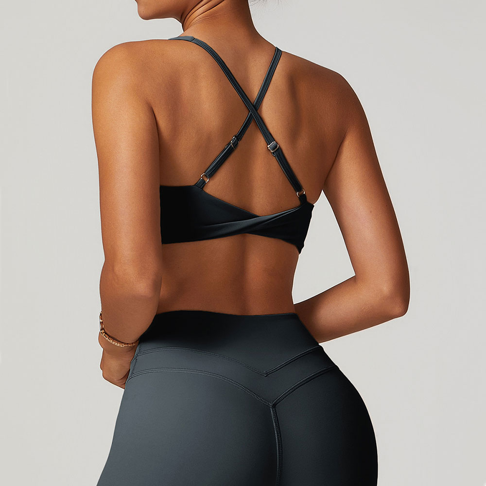 JUREN Sports Bra Women Fitness - مراجعة Sports Bra Racerback وسعره