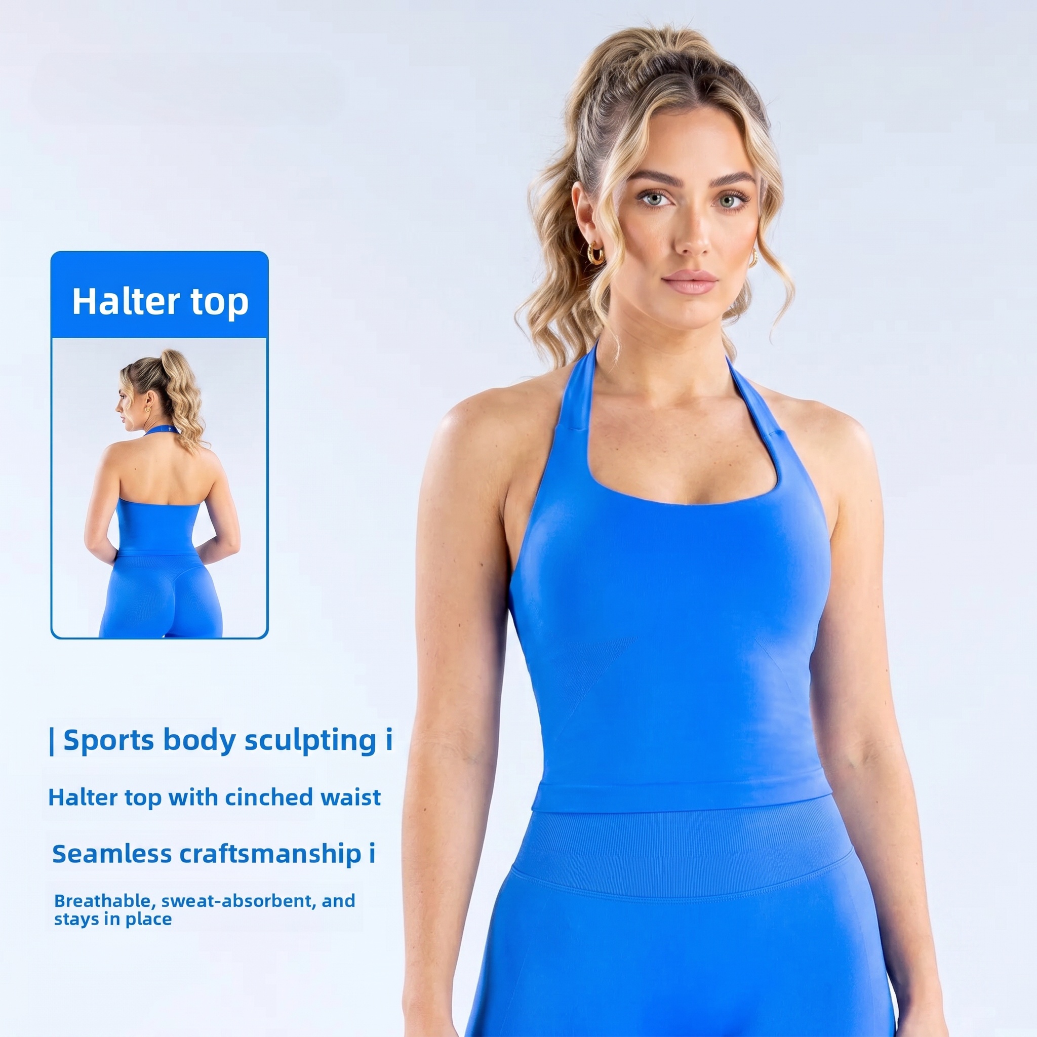 DenyfFitness Halter Top Woman  - مراجعة Underwire Bra Padded وسعره