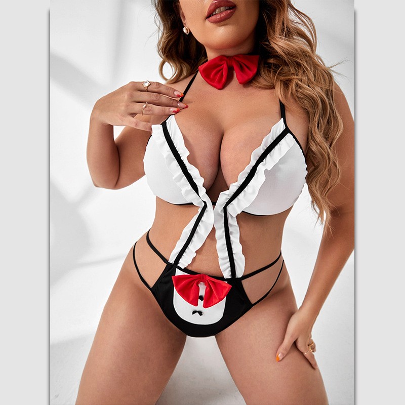 New Bow Halter Sexy Lingerie S - مراجعة Lace Bralette Set وسعره