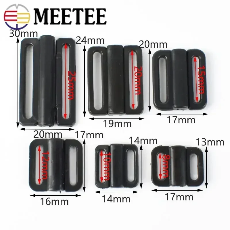 100Sets Meetee 8-25mm Plastic  - مراجعة Nursing Bra Clip وسعره