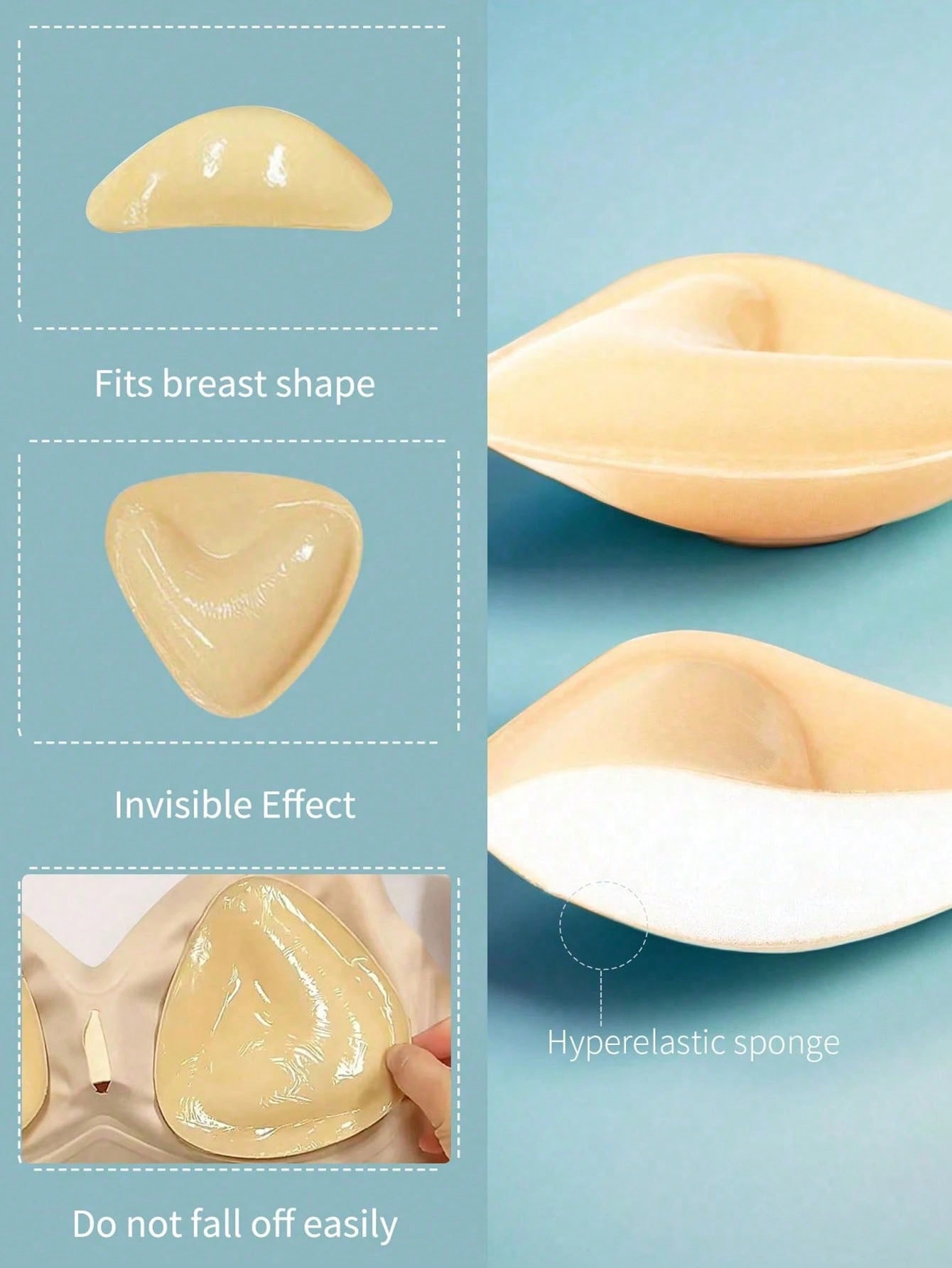 2pcs Reusable Double-Sided Adh - مراجعة Strapless Bra Adhesive وسعره