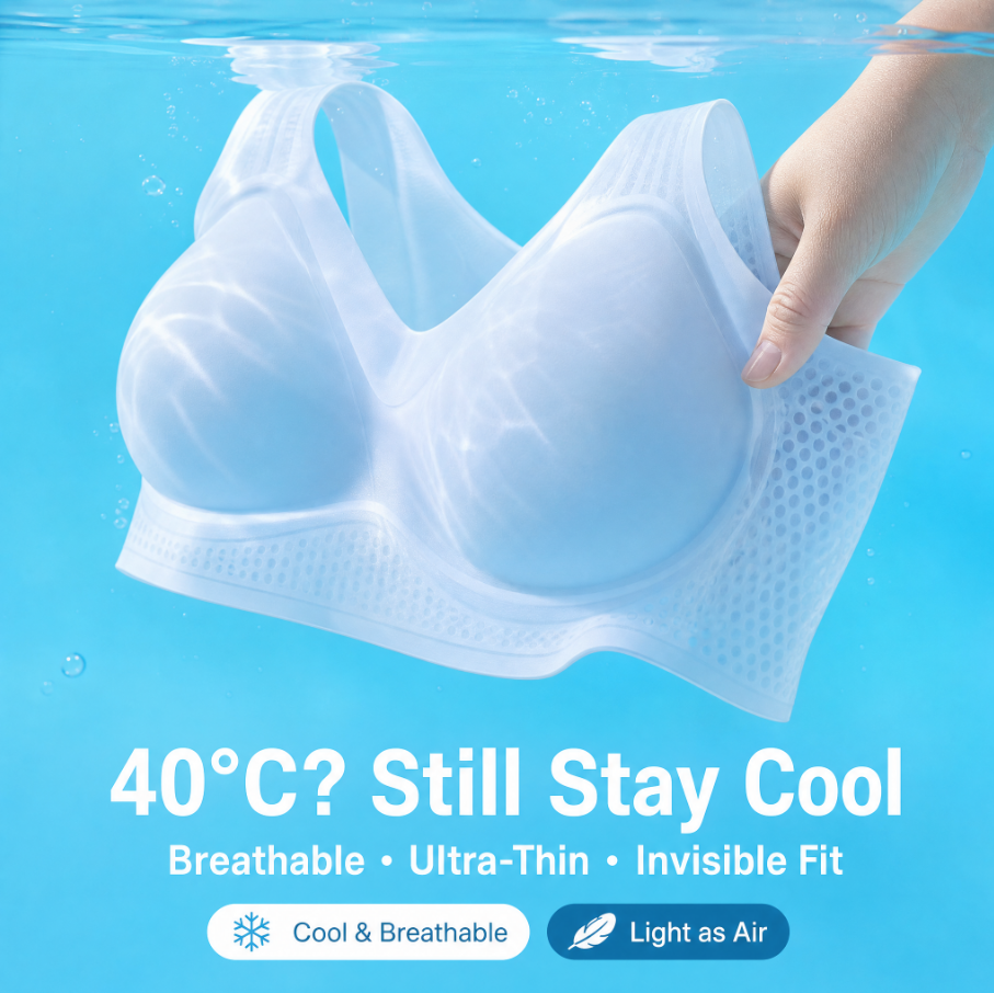 Women 10D Ice Silk Thin Bra 0. - مراجعة Sheer Mesh Bra وسعره
