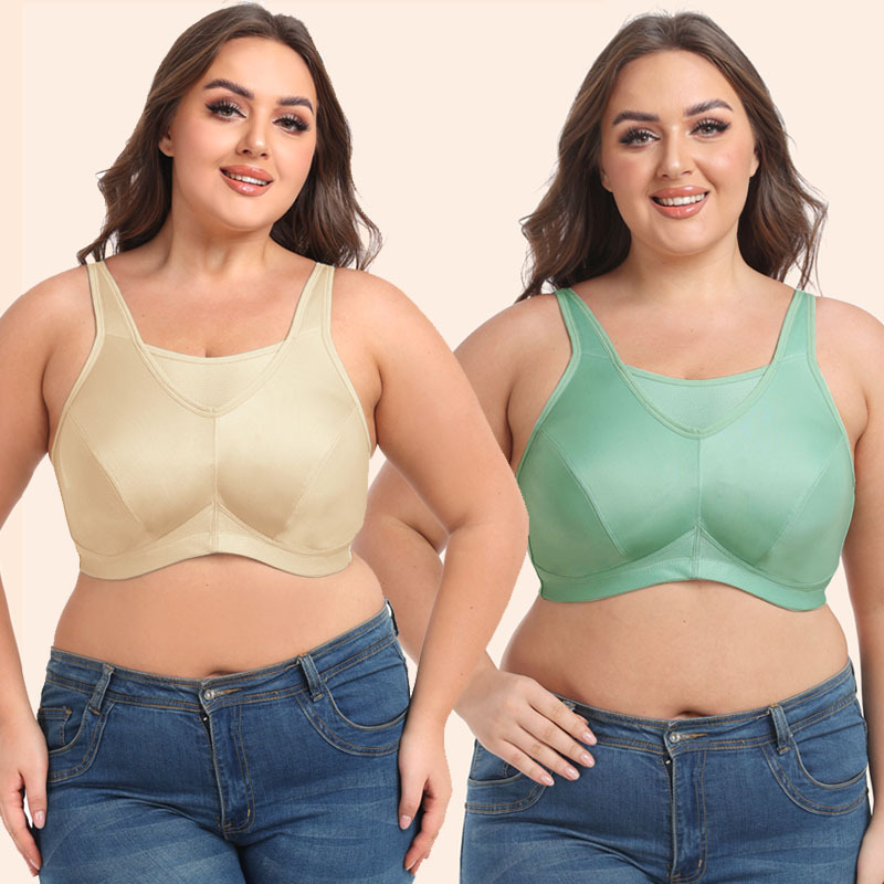 High Impact Plus Size Sports B - مراجعة Minimizer Bra Women وسعره