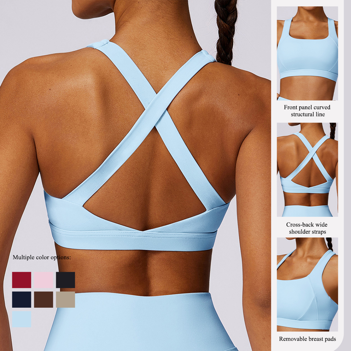 New Summer Women's Shockproof  - مراجعة Minimizer Bra Women وسعره