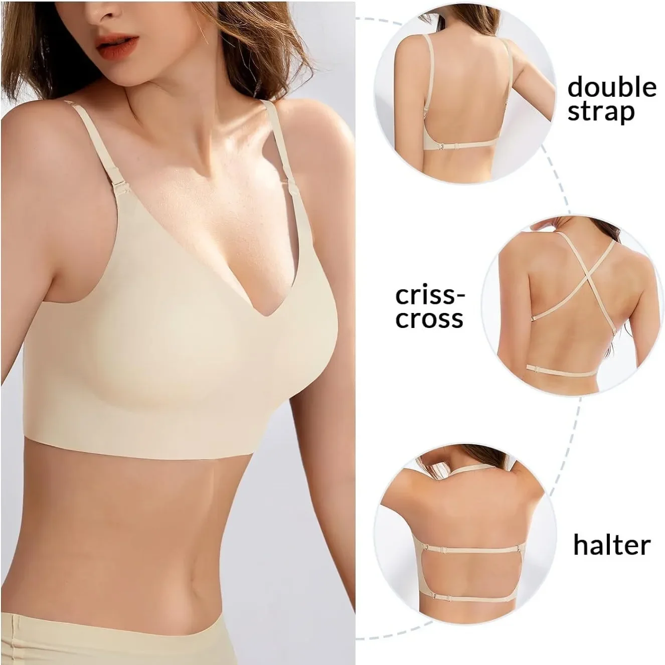 Top RatedSeamlLow Back Bra Sup - مراجعة Convertible Bra Multiway وسعره